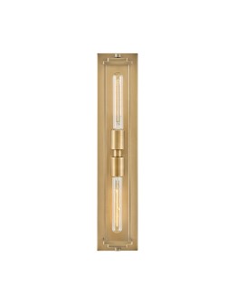 Quintiesse Kinkiet Henri 2 źródła światła Klasyczny mosiądz Łazienkowa IP44 Elstead Lighting QN-HENRI-WB2-HB - product 2