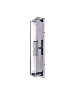 Quintiesse Kinkiet Henri 2 źródła światła Polerowany chrom Łazienkowa IP44 Elstead Lighting QN-HENRI-WB2-PC