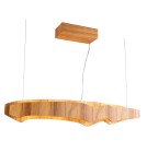 Quintiesse Średnia lampa wyspowa LED Horizon Elstead Lighting QN-HORIZON-LED-LP-100-TEAK