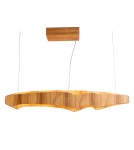 Quintiesse Średnia lampa wyspowa LED Horizon Elstead Lighting QN-HORIZON-LED-LP-100-TEAK