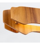 Quintiesse Średnia lampa wyspowa LED Horizon Elstead Lighting QN-HORIZON-LED-LP-100-TEAK