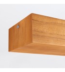 Quintiesse Średnia lampa wyspowa LED Horizon Elstead Lighting QN-HORIZON-LED-LP-100-TEAK