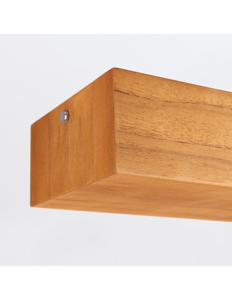 Quintiesse Średnia lampa wyspowa LED Horizon Elstead Lighting QN-HORIZON-LED-LP-100-TEAK
