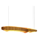 Quintiesse Duża lampa wyspowa LED Horizon Elstead Lighting QN-HORIZON-LED-LP-140-TEAK