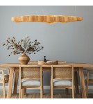 Quintiesse Duża lampa wyspowa LED Horizon Elstead Lighting QN-HORIZON-LED-LP-140-TEAK