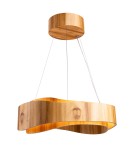 Quintiesse Średnia lampa wisząca LED Horizon Elstead Lighting QN-HORIZON-RING-LED-60-TEAK
