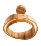 Quintiesse Średnia lampa wisząca LED Horizon Elstead Lighting QN-HORIZON-RING-LED-60-TEAK