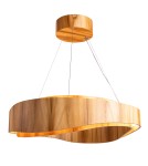 Quintiesse Duża lampa wisząca LED Horizon Elstead Lighting QN-HORIZON-RING-LED-80-TEAK
