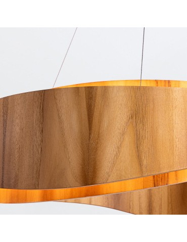 Quintiesse Duża lampa wisząca LED Horizon Elstead Lighting QN-HORIZON-RING-LED-80-TEAK - product 2