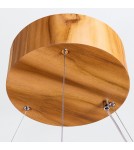 Quintiesse Duża lampa wisząca LED Horizon Elstead Lighting QN-HORIZON-RING-LED-80-TEAK