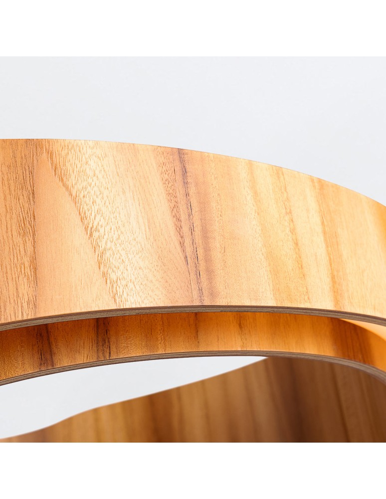 Quintiesse Duża lampa wisząca LED Horizon Elstead Lighting QN-HORIZON-RING-LED-80-TEAK