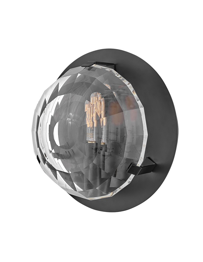 Quintiesse Kinkiet Leo 1 źródło światła Czarny Elstead Lighting QN-LEO-WB1-BK