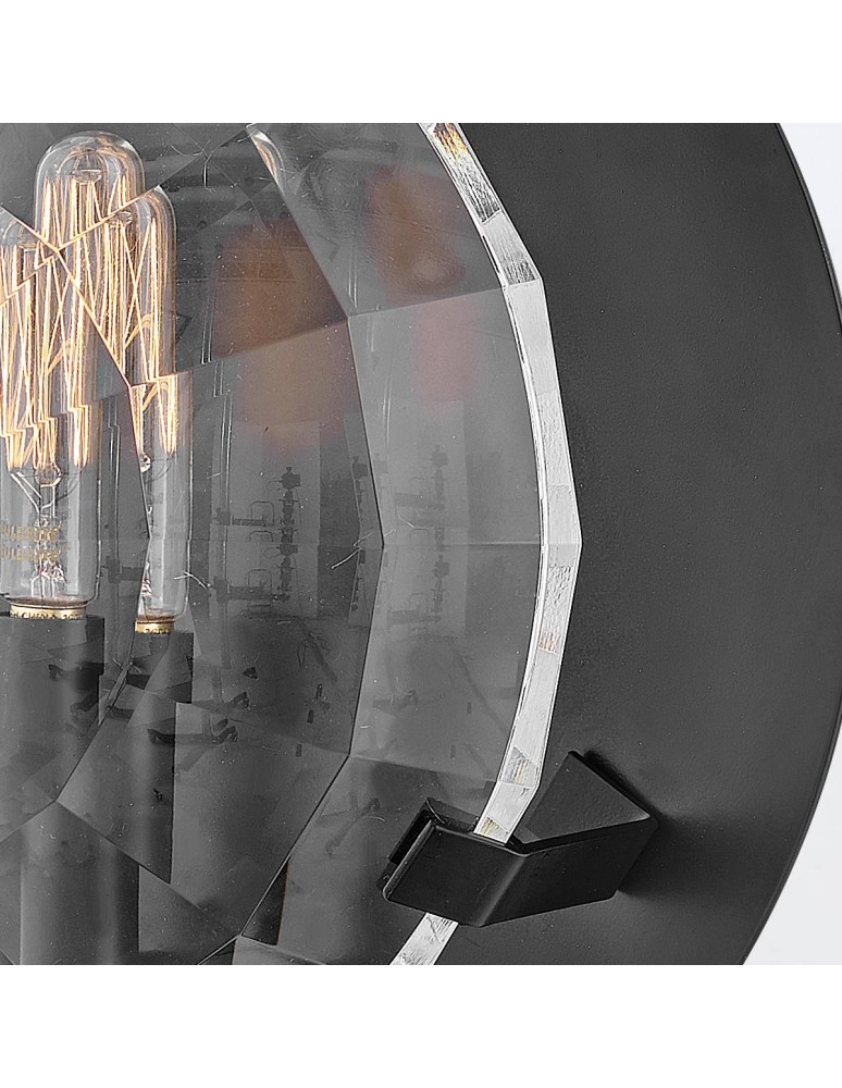 Quintiesse Kinkiet Leo 1 źródło światła Czarny Elstead Lighting QN-LEO-WB1-BK