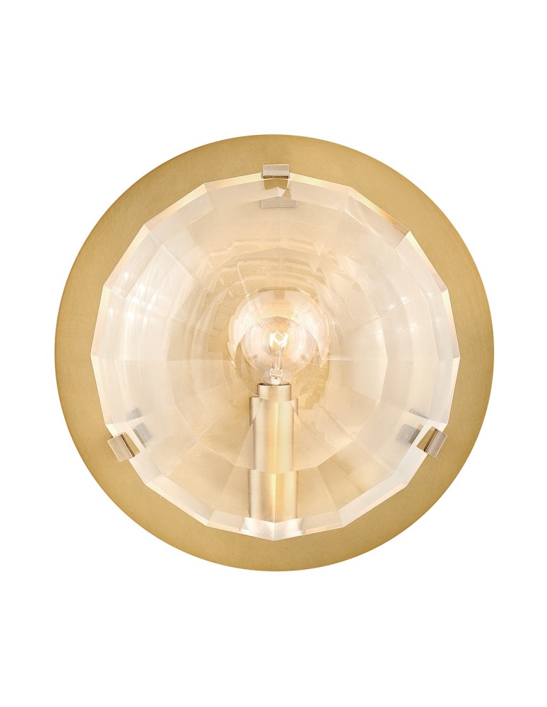 Quintiesse Kinkiet Leo 1 źródło światła Klasyczny mosiądz Elstead Lighting QN-LEO-WB1-HB