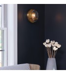 Quintiesse Kinkiet Leo 1 źródło światła Klasyczny mosiądz Elstead Lighting QN-LEO-WB1-HB