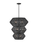 Quintiesse Żyrandol Luca 10 źródeł światła Czarny Elstead Lighting QN-LUCA-10P-BK-BK