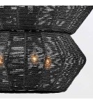 Quintiesse Żyrandol Luca 10 źródeł światła Czarny Elstead Lighting QN-LUCA-10P-BK-BK