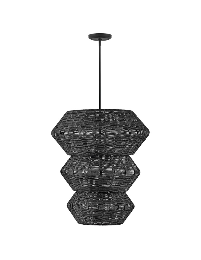 Quintiesse Żyrandol Luca 10 źródeł światła Czarny Elstead Lighting QN-LUCA-10P-BK-BK