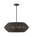Quintiesse Lampa wisząca Luca 5 źródeł światła Czarny Elstead Lighting QN-LUCA-5P-M-BK-BK