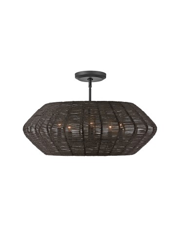 Quintiesse Lampa wisząca Luca 5 źródeł światła Czarny Elstead Lighting QN-LUCA-5P-M-BK-BK - product 2