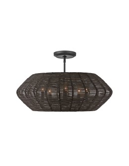 Quintiesse Lampa wisząca Luca 5 źródeł światła Czarny Elstead Lighting QN-LUCA-5P-M-BK-BK - product 2