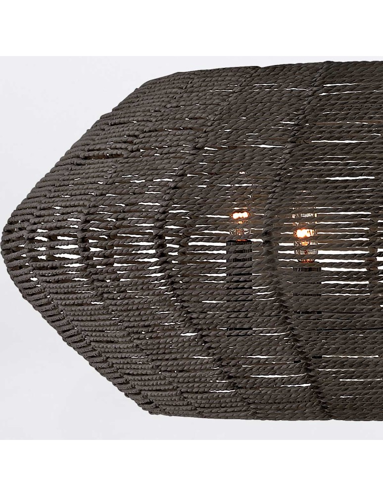 Quintiesse Lampa wisząca Luca 5 źródeł światła Czarny Elstead Lighting QN-LUCA-5P-M-BK-BK