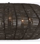 Quintiesse Lampa wisząca Luca 5 źródeł światła Czarny Elstead Lighting QN-LUCA-5P-M-BK-BK