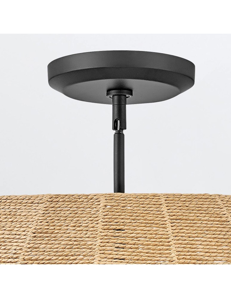 Quintiesse Lampa wisząca Luca 5 źródeł światła Czarny, karmelowy beż Elstead Lighting QN-LUCA-5P-M-BK-CAM