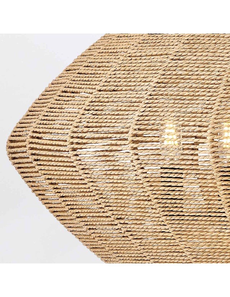 Quintiesse Lampa wisząca Luca 5 źródeł światła Czarny, karmelowy beż Elstead Lighting QN-LUCA-5P-M-BK-CAM
