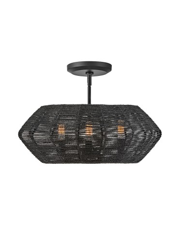 Quintiesse Lampa wisząca Luca 3 źródła światła Czarny Elstead Lighting QN-LUCA-P-S-BK-BK - product 2