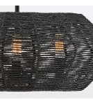 Quintiesse Lampa wisząca Luca 3 źródła światła Czarny Elstead Lighting QN-LUCA-P-S-BK-BK