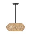 Quintiesse Lampa wisząca Luca 3 źródła światła Czarny, karmelowy beż Elstead Lighting QN-LUCA-P-S-BK-CAM