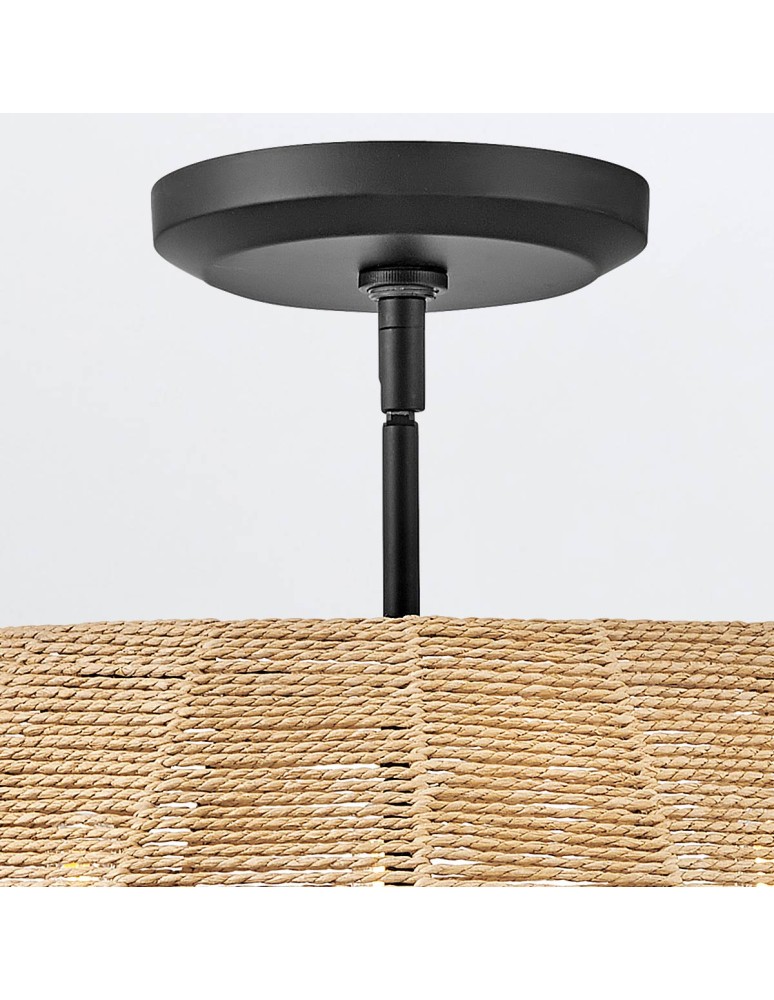 Quintiesse Lampa wisząca Luca 3 źródła światła Czarny, karmelowy beż Elstead Lighting QN-LUCA-P-S-BK-CAM