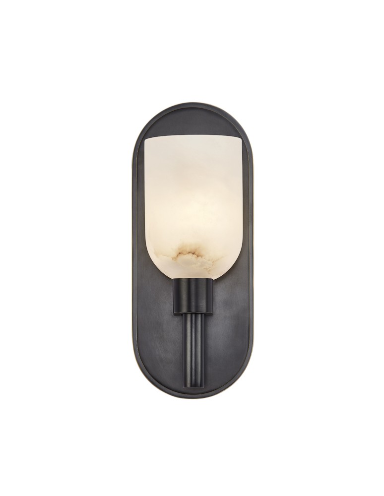 Quintiesse Kinkiet Lucian 1 źródło światła Miejski brąz Elstead Lighting QN-LUCIAN1-UBZ-AR