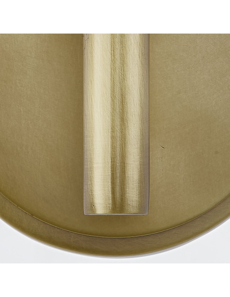 Quintiesse Kinkiet Lucian 1 źródło światła Vintage mosiądz Elstead Lighting QN-LUCIAN1-VBS-AR