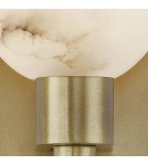 Quintiesse Kinkiet Lucian 1 źródło światła Vintage mosiądz Elstead Lighting QN-LUCIAN1-VBS-AR