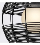 Quintiesse Średnia lampa wisząca Maddox 1 źródło światła Czarny Łazienkowa lub Zewnętrzna IP44 Elstead Lighting QN-MADD