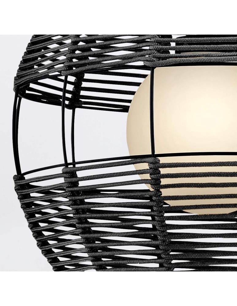 Quintiesse Średnia lampa wisząca Maddox 1 źródło światła Czarny Łazienkowa lub Zewnętrzna IP44 Elstead Lighting QN-MADD