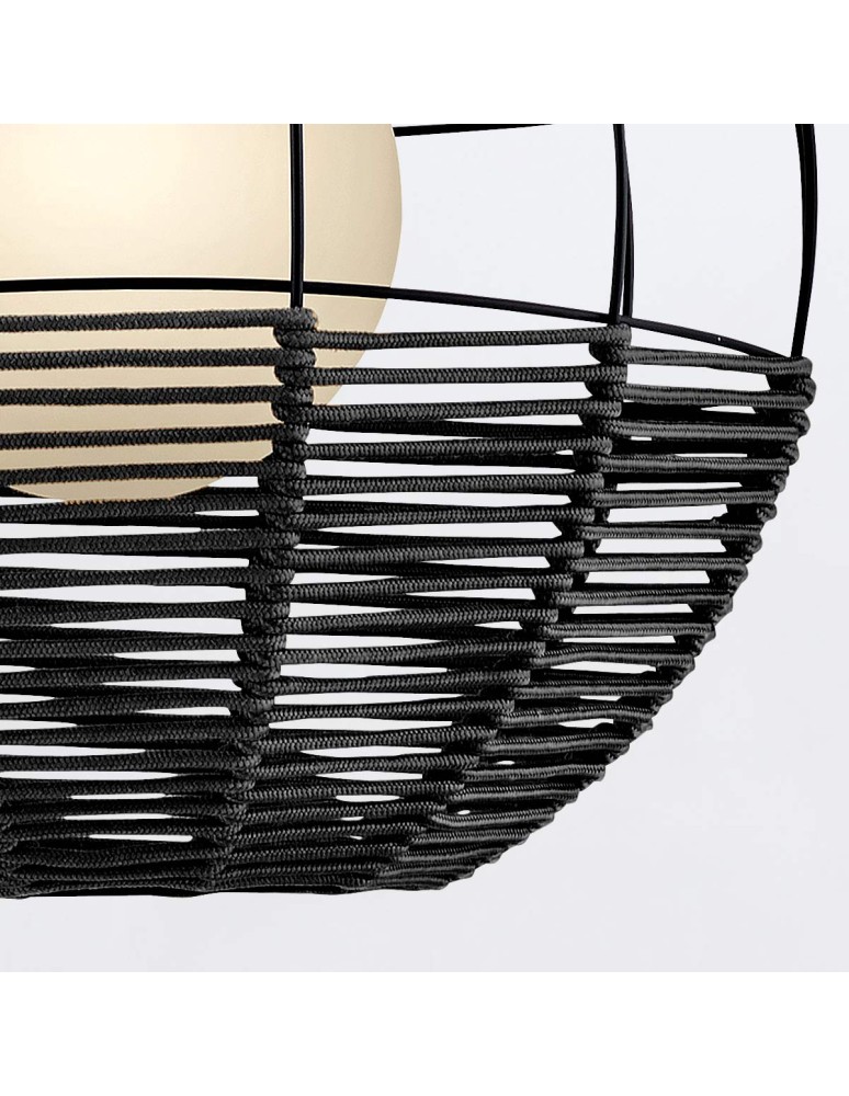 Quintiesse Średnia lampa wisząca Maddox 1 źródło światła Czarny Łazienkowa lub Zewnętrzna IP44 Elstead Lighting QN-MADD