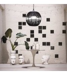 Quintiesse Średnia lampa wisząca Maddox 1 źródło światła Czarny Łazienkowa lub Zewnętrzna IP44 Elstead Lighting QN-MADD