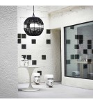 Quintiesse Średnia lampa wisząca Maddox 1 źródło światła Czarny Łazienkowa lub Zewnętrzna IP44 Elstead Lighting QN-MADD