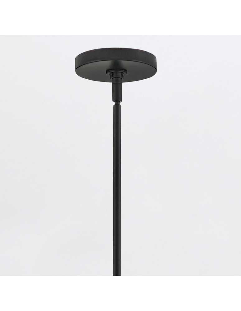 Quintiesse Średnia lampa wisząca Maddox 1 źródło światła Czarny, karmelowy beż Łazienkowa lub Zewnętrzna IP44 Elstead 
