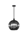 View Quintiesse Mała lampa wisząca Maddox 1 źródło światła Czarny Łazienkowa lub Zewnętrzna IP44 Elstead Lighting QN-MADDOX-