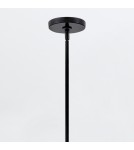 Quintiesse Mała lampa wisząca Maddox 1 źródło światła Czarny Łazienkowa lub Zewnętrzna IP44 Elstead Lighting QN-MADDOX-