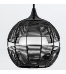 Quintiesse Mała lampa wisząca Maddox 1 źródło światła Czarny Łazienkowa lub Zewnętrzna IP44 Elstead Lighting QN-MADDOX-