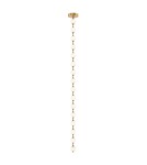 Quintiesse Lampa wisząca LED Marni Naturalny mosiądz Elstead Lighting QN-MARNI-16P-292-NBR