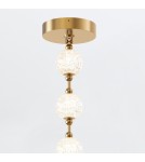 Quintiesse Lampa wisząca LED Marni Naturalny mosiądz Elstead Lighting QN-MARNI-16P-292-NBR
