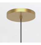 Quintiesse Mała lampa wisząca LED Marni Naturalny mosiądz Elstead Lighting QN-MARNI-1P-NBR