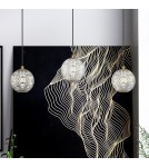 Quintiesse Mała lampa wisząca LED Marni Naturalny mosiądz Elstead Lighting QN-MARNI-1P-NBR