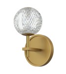 Quintiesse Kinkiet LED Marni Naturalny mosiądz Elstead Lighting QN-MARNI-1WB-NBR